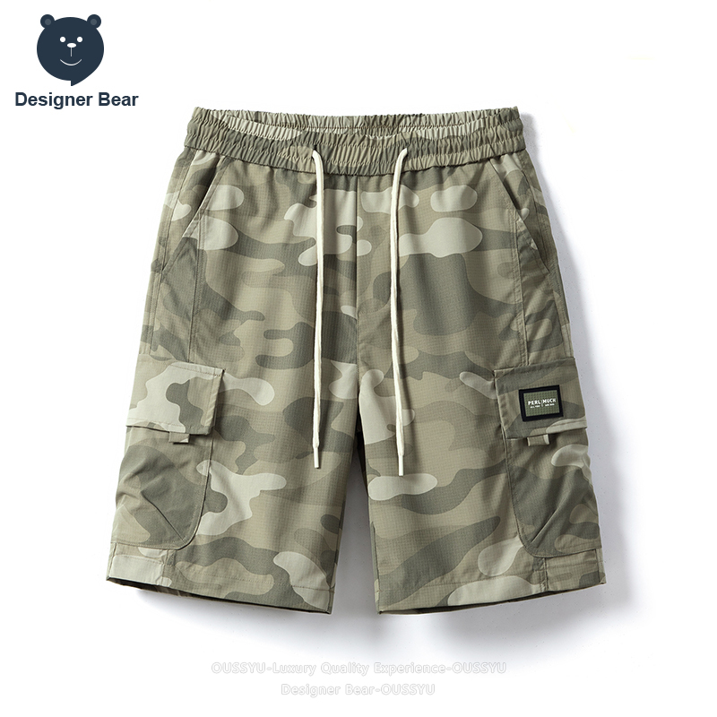 Streetwear Brand For Men - Brand Clothing Summer Cargo Camo Shorts