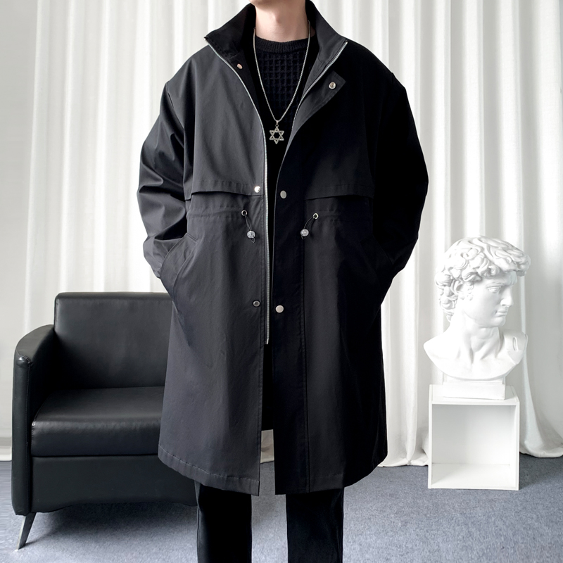 Streetwear Brand For Men - Trench coat Brand New Trench Korean