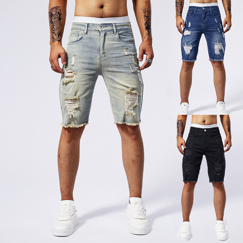 2025 Summer New Men's Ripped D - đánh giá và giá Streetwear Brand For Men