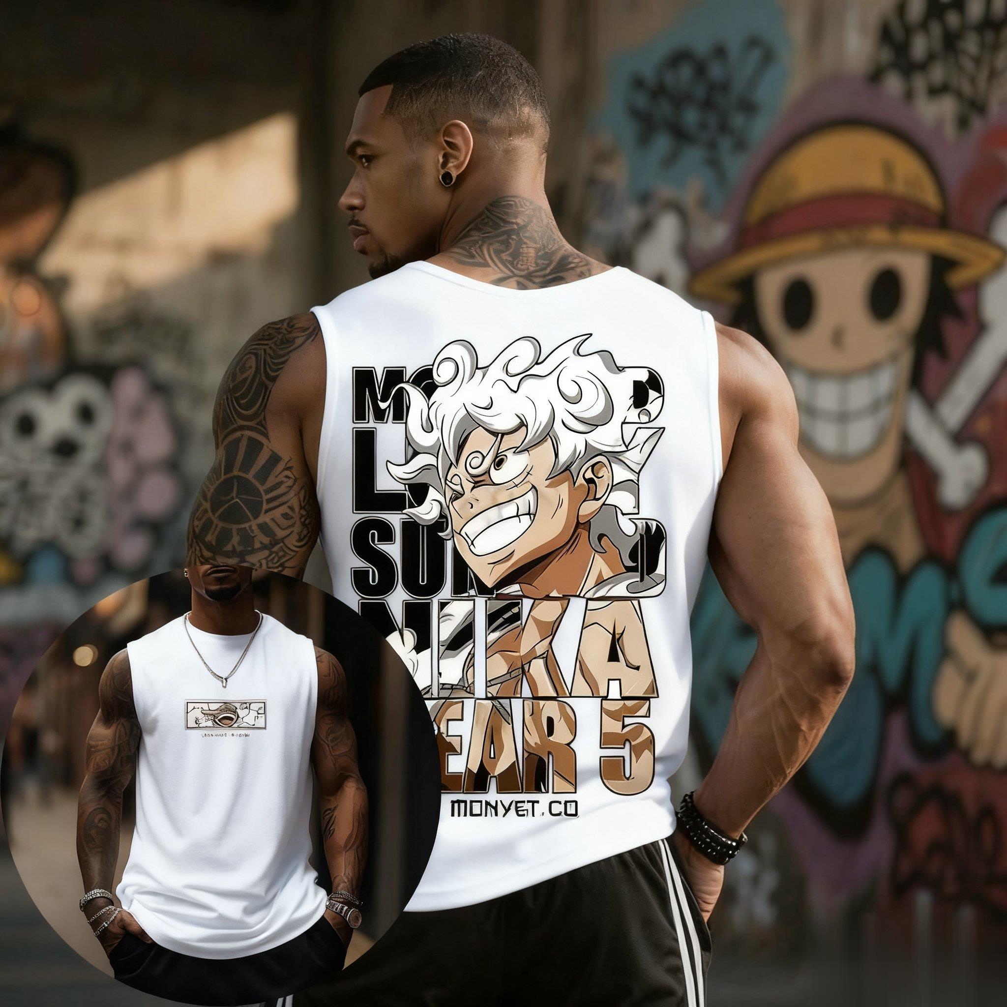 One Piece Luffy Gear 5 Tank To - đánh giá và giá Streetwear Brand Japan