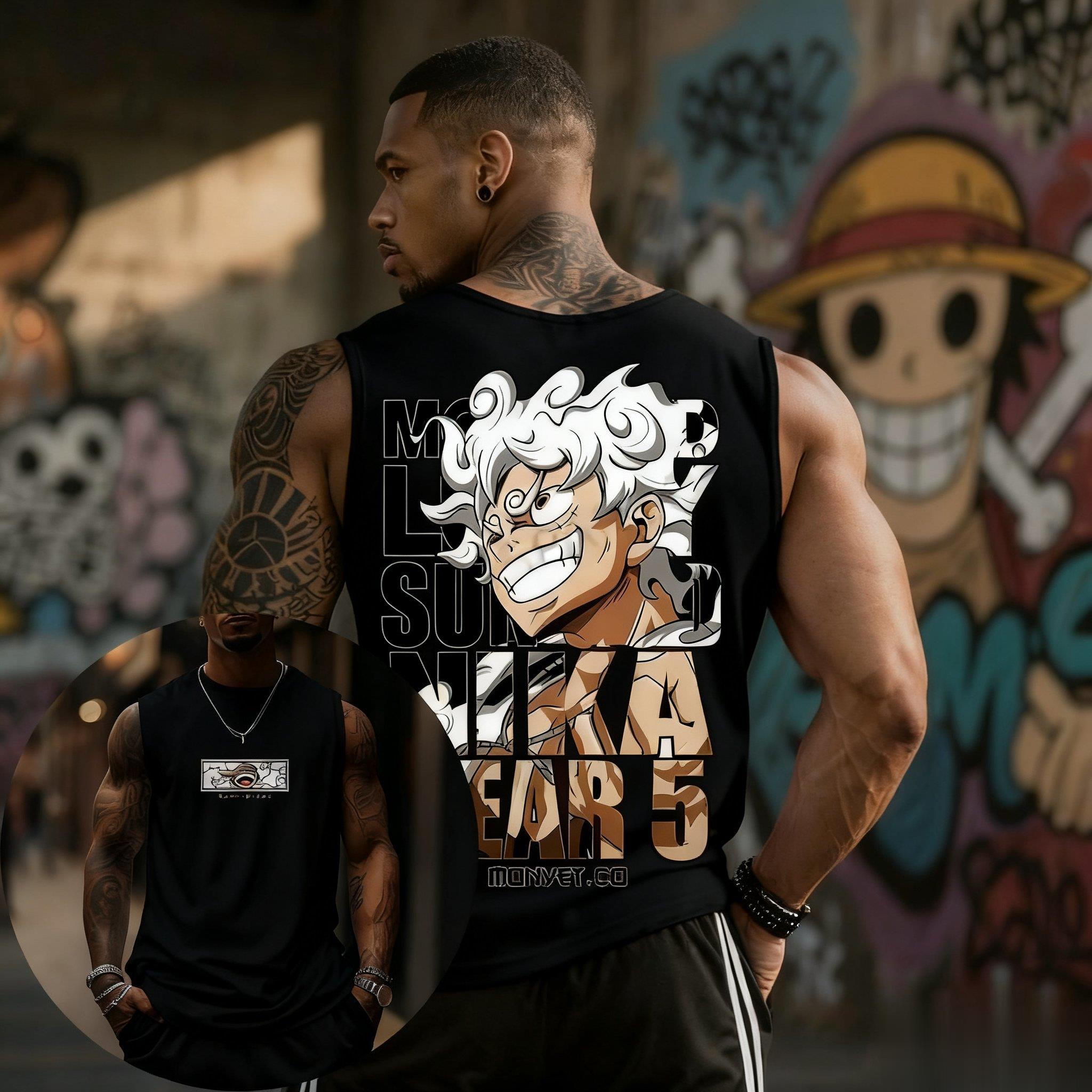 One Piece Luffy Gear 5 Tank To - đánh giá và giá Streetwear Brand Japan